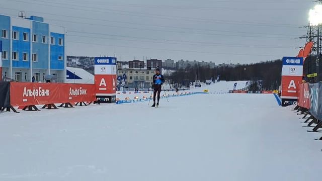 The winner of the biathlon competition Babikov