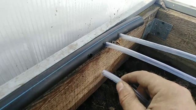 Капельный полив.
Теплица.
Своими руками.