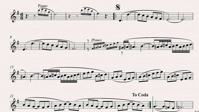 Sleepy Shores Flute Violin Oboe Backing Track and Sheet Music