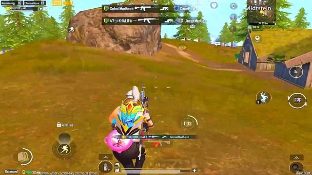 IPad Mini 6 Pubg Test?rush gameplay 20 kills + chicken?| PUBG MOBILE #pubgmobile #bgmi #akzgaming