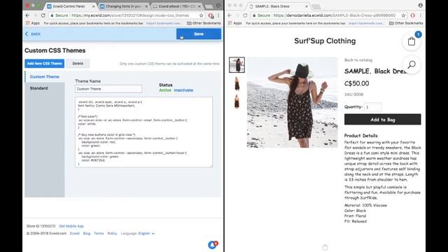 How to Customize Fonts in Your Ecwid Store