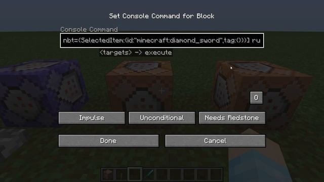 Minecraft 1.18.2: How To Run a Command When a Player Holds a Certain Item
