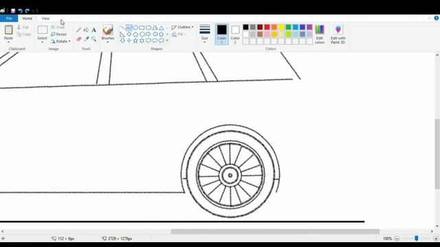 How to draw Car | Drawing Range Rover Evoque on computer using Ms Paint | Car Drawing Tutorial.