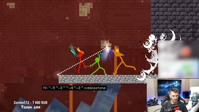 ЗАКВИЕЛЬ СМОТРИТ АНИМАЦИЯ ПРОТИВ МАЙНКРАФТ - The King - Animation vs. Minecraft Shorts Ep 30