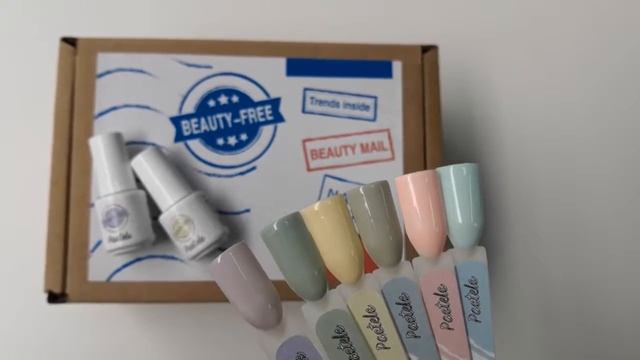 Гель-лаки BEAUTY-FREE. Палитра Pastels: 6 гель-лаков