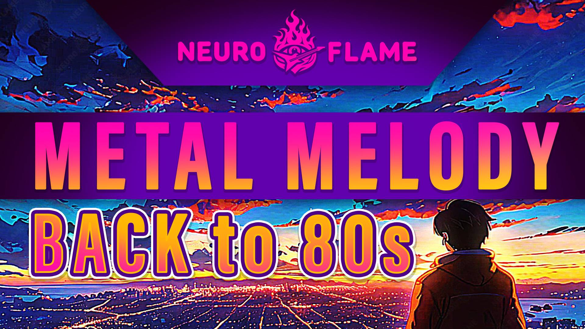 METAL MELODY 0011 | 😎📼Back to 80s | 🔥Neuro_Flame🎸 | AI Music 🤖