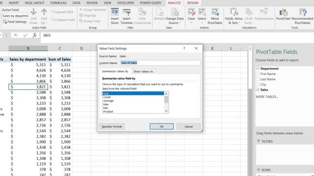 Excel Pivot Table: How To Add a Percentage Column