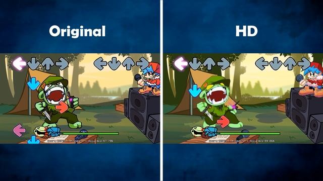 Flippy Original Vs HD - Friday Night Funkin Vs Flipped Out! Demo