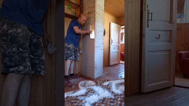 Штукатурка печной трубы