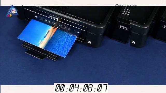 Тест скорости и качества печати Epson L386
