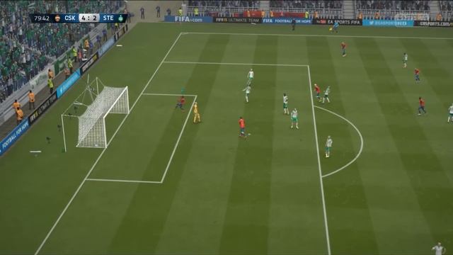 Атаки в FIFA 15 - верховой пас на ход