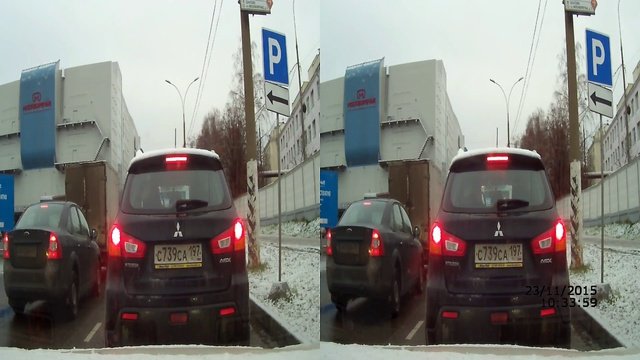 3D На автомобиле  по Москве