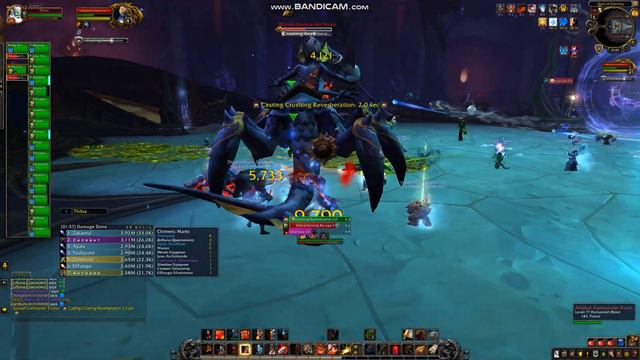 Raiding in WoW as a warrior l 1st boss in Eternal Place [Normal]