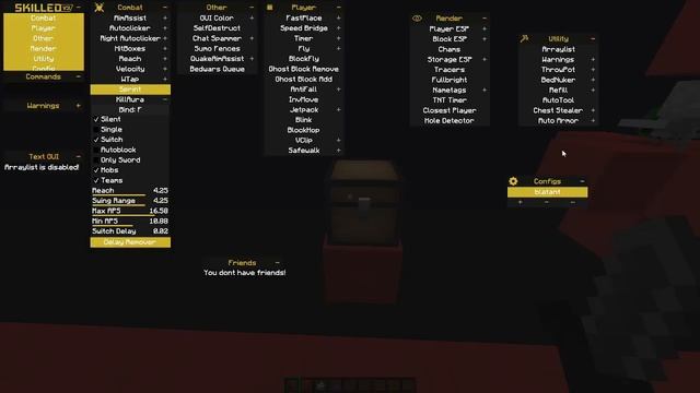 KillAura, Blink, Safewalk, and Cheststealer (Skilled V4 Devlog)