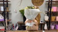 УПАКОВКА БУКЕТА НА 80 Р/ РОЗА ЛИМОНАД, АЛЬСТРОМЕРИЯ, ГЕНИСТА, ПИСТАШ, ДВА ВИДА КУСТОВОЙ РОЗЫ
