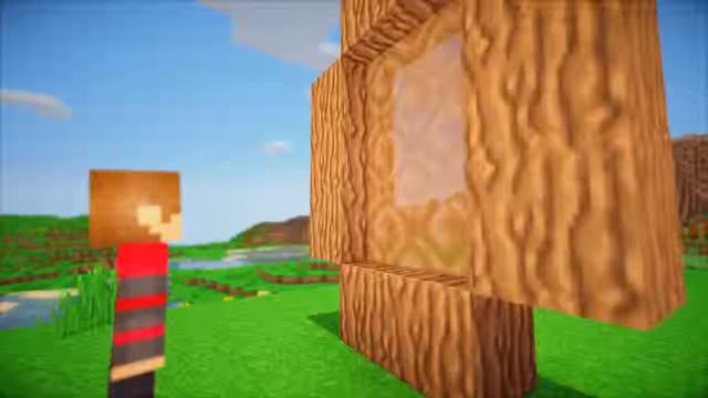 ЕСЛИ БЫ ИЗМЕРЕНИЕ ИЗ ДЕРЕВА ДОБАВИЛИ В Minecraft If a Wood Dimension was Added Minecraft Machinima