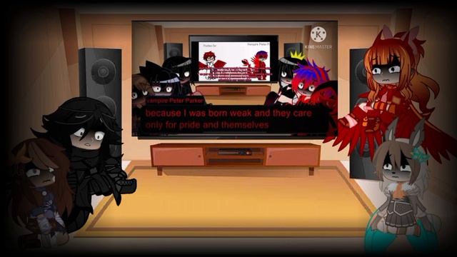 Kaiju girls react to vampire spider zillas backstory