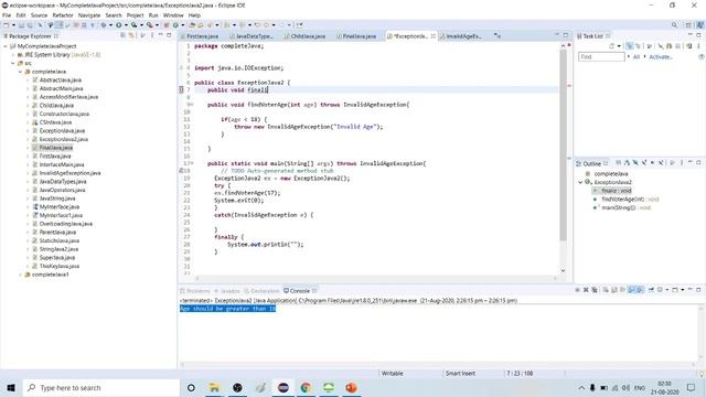 Final , Finally , Finalise in java | Learn Java in Tamil | Java Tamil Vathiyar | Part - 42