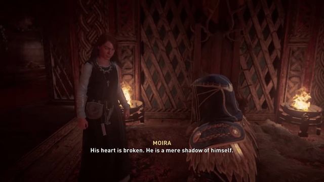 Assassin's Creed Valhalla - Lost Glory: Meet Halfdan at The Royal Hall: Speak To Moira PS5 Gameplay