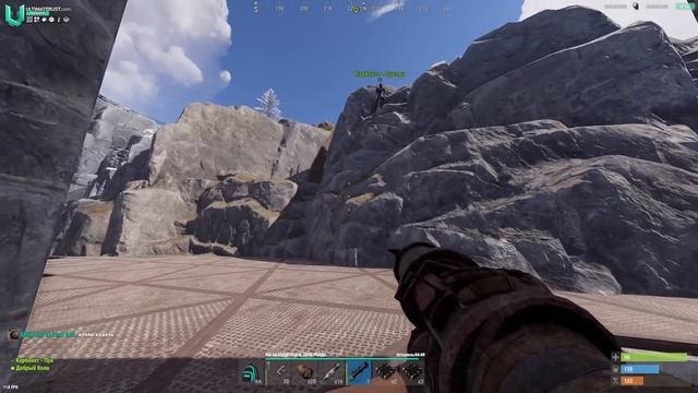Живу в МВК Иглу целый Вайп в Rust/Раст
