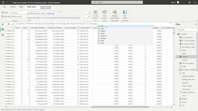 DATEDIFF DAX Function in PowerBI. # How to calculate Difference between two days. #dax