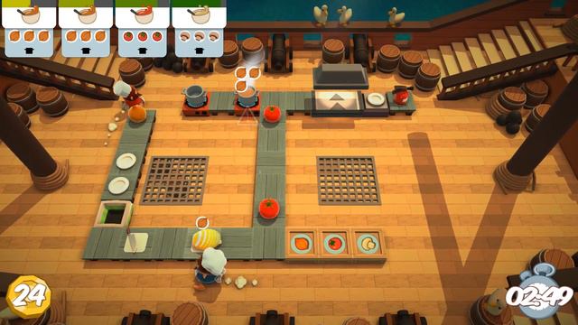 "Overcooked" Coop Lets Play Part 1! Skylent & iSceneAshley!
