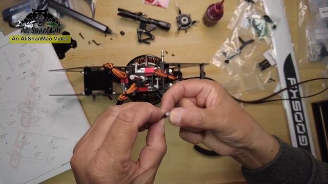 GooSky RS4 3D RC Helicopter Build - Building The Main Frame