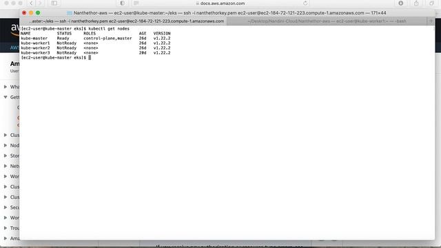 Kubernetes - AWS EKS Cluster Create