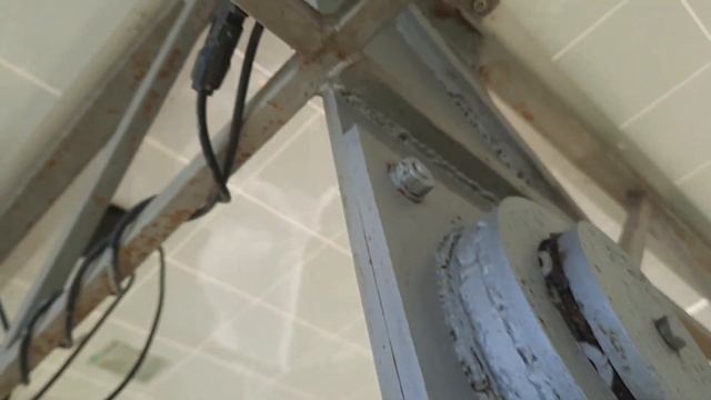 Трекер солнечной электростанции своими руками. Узел поворота по вертикали.
