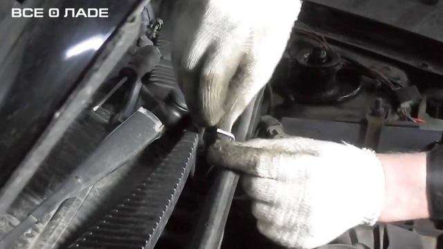 Замена салонного фильтра. Лада Калина Lada Kalina - AvtoVAZ