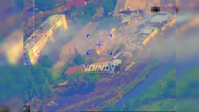 Су-34 разнёс ПВД противника ударом ракеты Х-38МЛ которую лазерной подсветкой навёл расчёт БпЛА "Орла