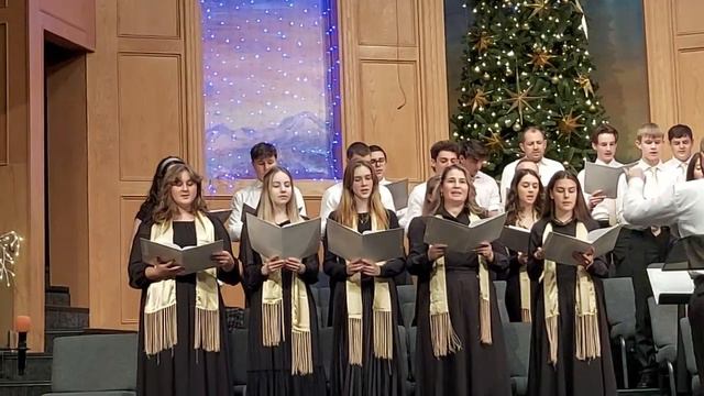 Слава в Вышних Богу!#христианскиепесни #хоровоепение #рождество #короткоевидео #пение
