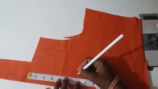 Easy method of  blouse cutting /normal blouse 44inch size measurement cutting