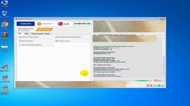 Samfw frp tool v4.7.1 | ADB MTP TEST MODE | SAMSUNG FRP ENABLE ADB TOOL 2023 | Erase FRP New OS