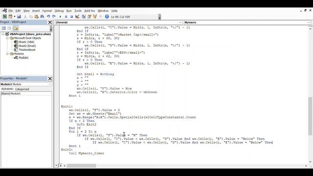 How to have email alert for shares. Part 2 - Data Mining/Extraction of Share details from Websites