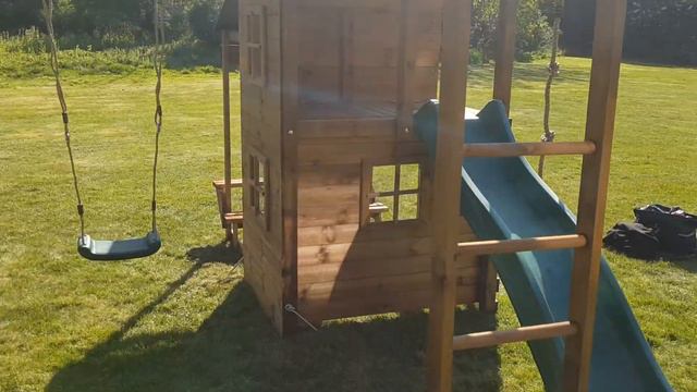ManorFort Stronghold Wooden Climbing Frame By Dunster House Installation - England