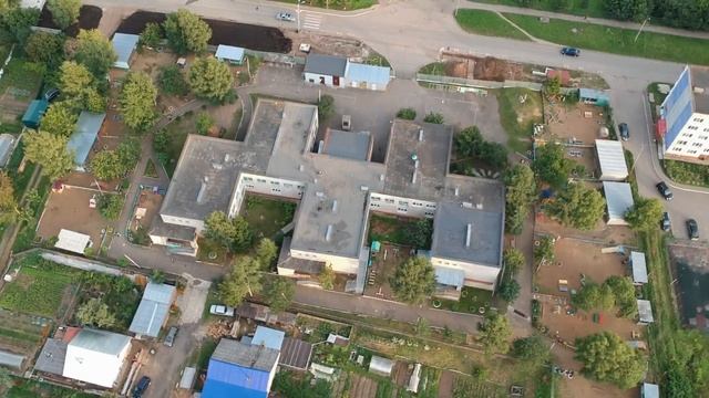Аэросъемка Нововятск 41-й строительство нового детского сада