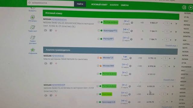 Сравним по стоимости масла Nissan 5W-40 и Mannol Elite 5W-40