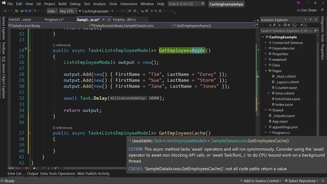 Intro to In-Memory Caching in C#