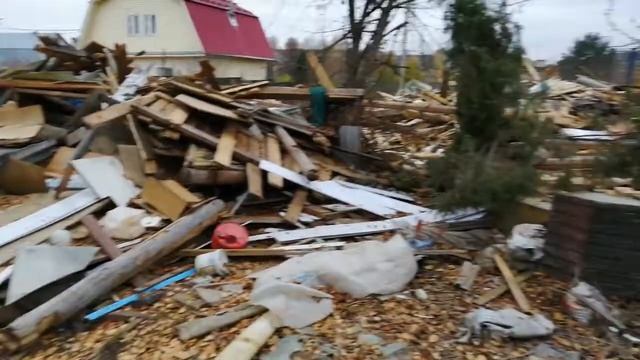 Все что осталось от дачи.