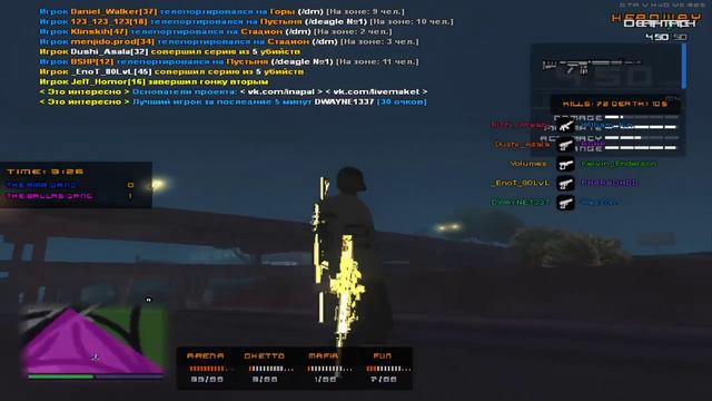 Gold пак(Дигл,м4,снайперка,шотган,АК-47(непоказан на видео))