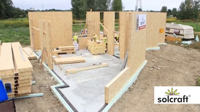 Дом из сип панелей с ппу в европе.