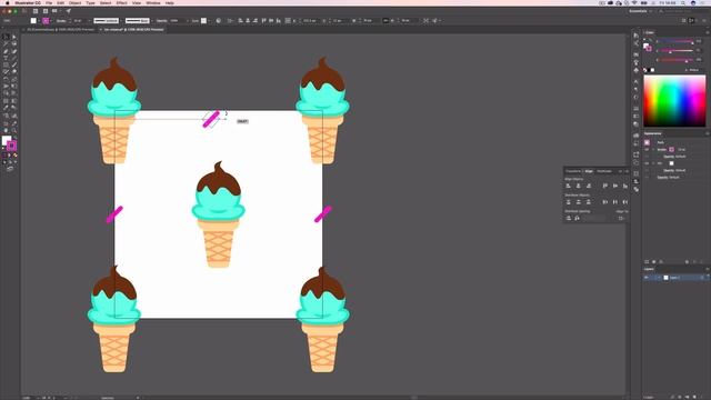 Паттерн в Adobe Illustrator (2 из 2) | Создание паттерна