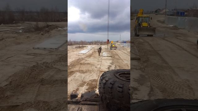 Автокран 50т. Самбург.Строительство больницы. @Семья Юрьевых
