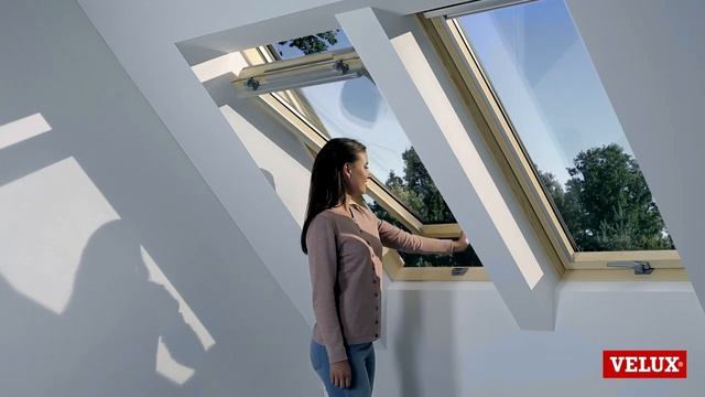 VELUX OPTIMA Комфорт - Мансардное окно с двумя ручками