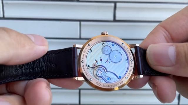 第444集 手錶中的碧咸/德國錶皇朗格A. Lange & Söhne Saxonia Thin Rose Gold /闡述德國錶基本結構