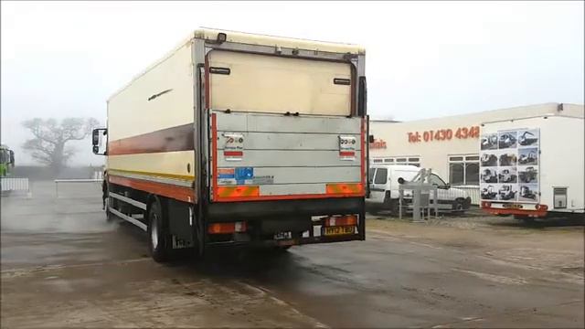 45 2012 Mercedes Axor 1824L box lorry with tail lift for sale