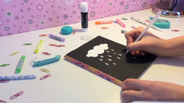 Back to school DIY//яркие тетради//креветки закладки?