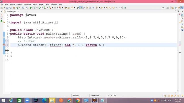 Streams intermediate operations  part-1 | java 8 in telugu | java temple
