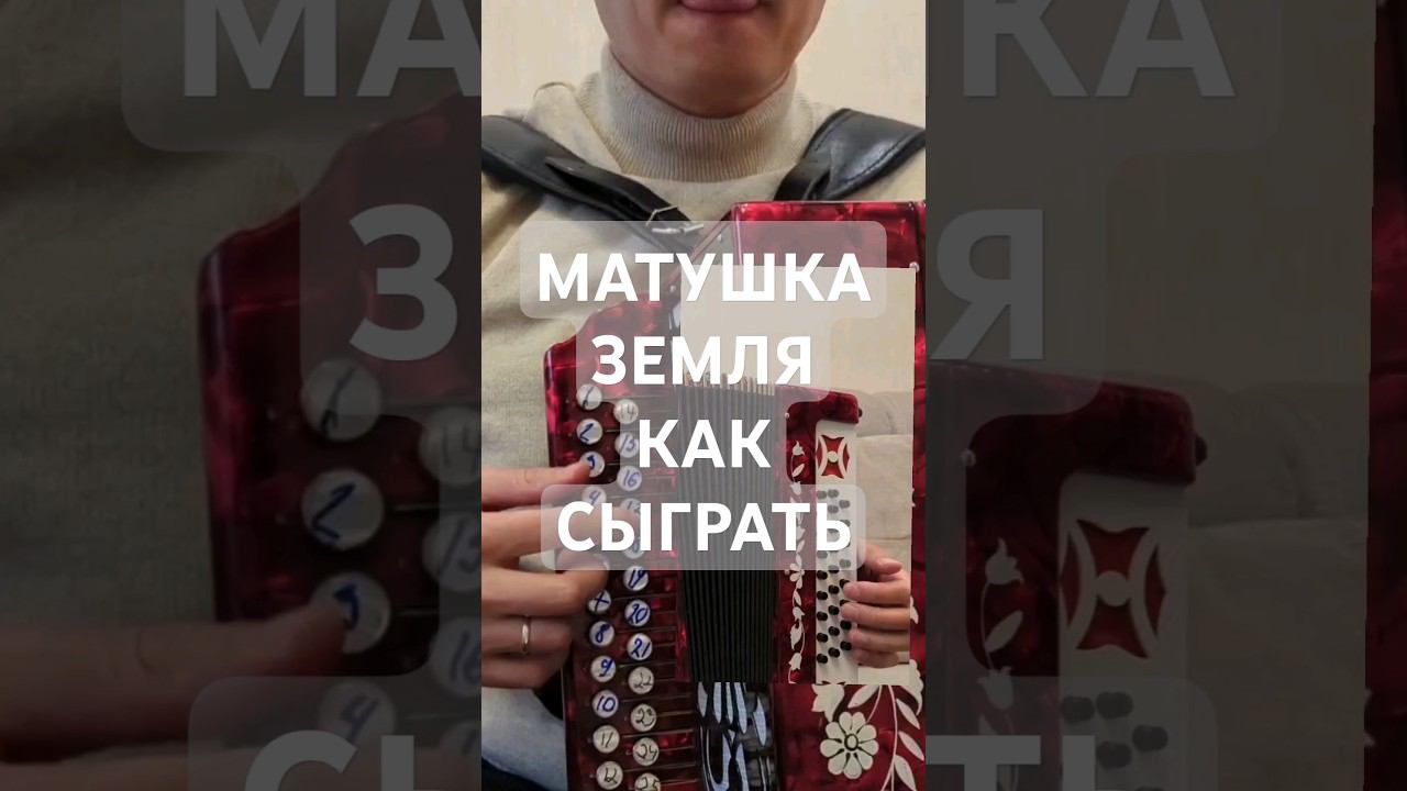 КАК СЫГРАТЬ ПЕСНЮ "МАТУШКА ЗЕМЛЯ"? РАЗБОР НА ГАРМОНИ